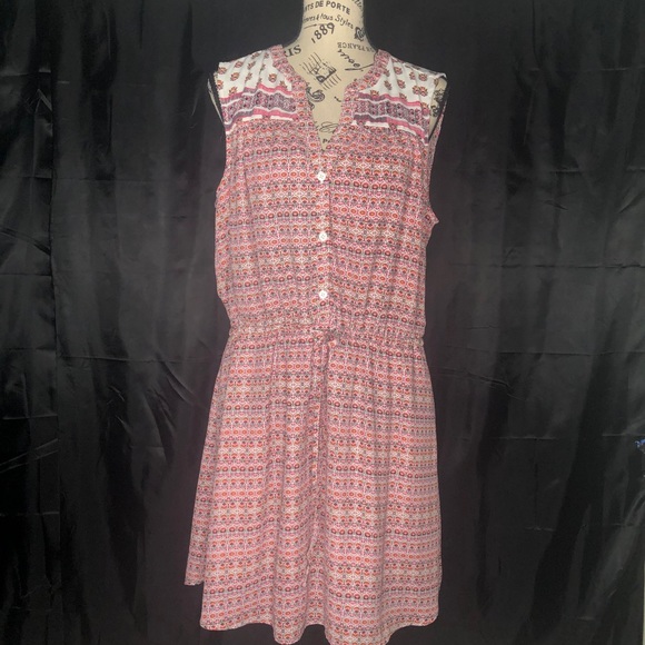 Pink Patterned Dress - Picture 2 of 3